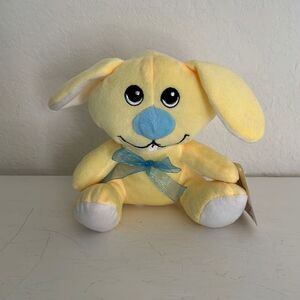Plush Peluche Yellow Stuffed Bunny Animal